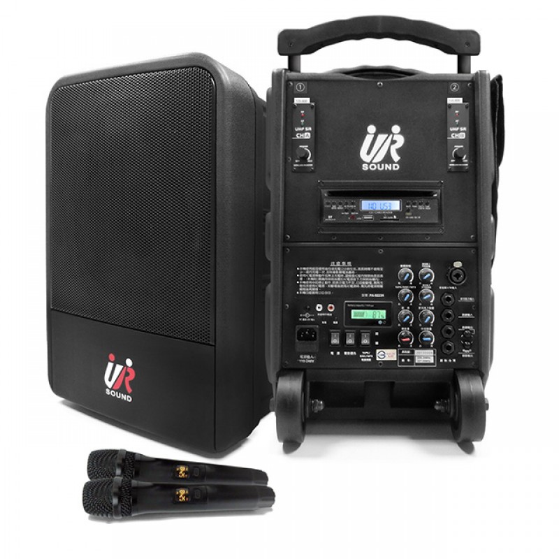 UR-SOUND PA9223CDNB  CD/藍芽/USB//雙頻無線擴音機