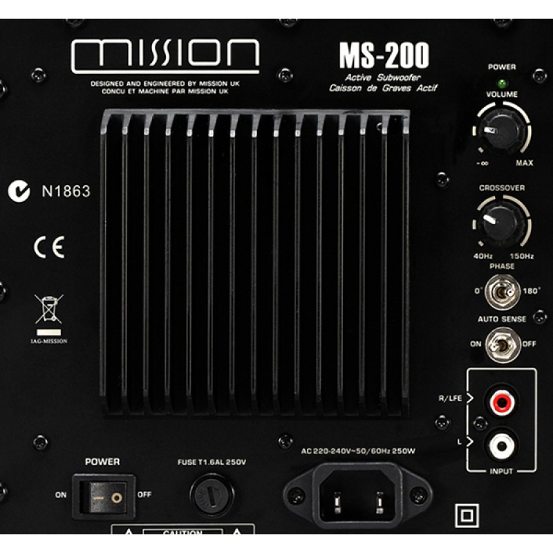 Mission MS-200 10"超低音