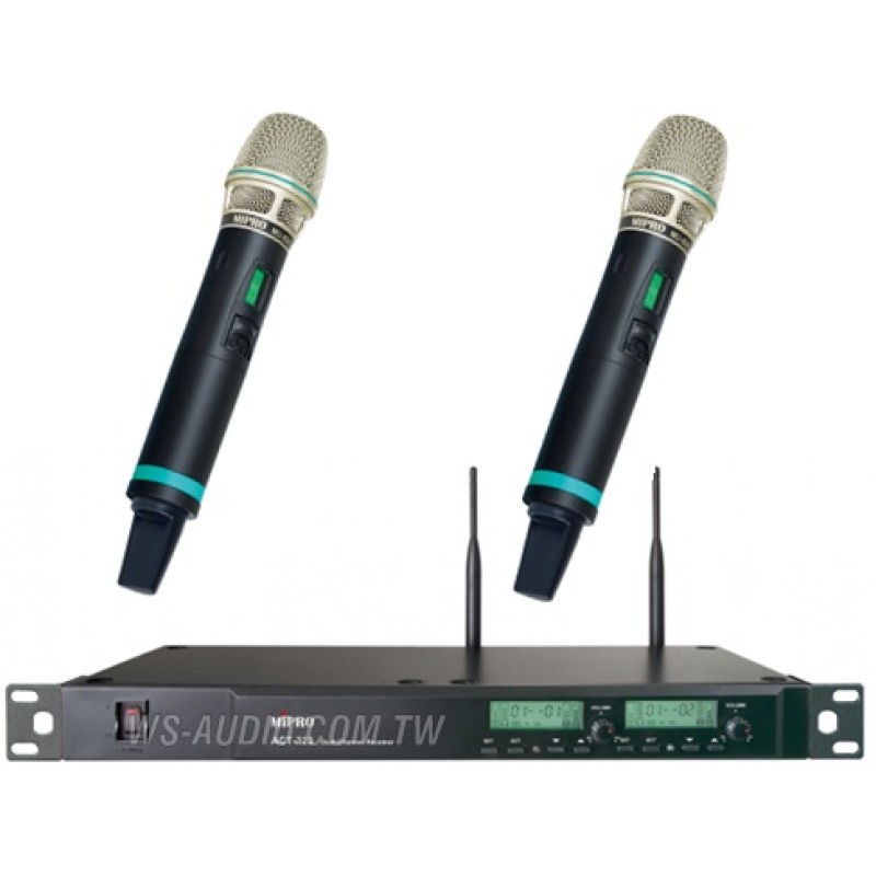 MIPRO ACT-323 PLUS 雙頻道自動選訊無線麥克風